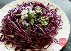 炝拌紫甘蓝的做法图解6