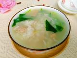 肉丝菠菜米粥的做法[图]