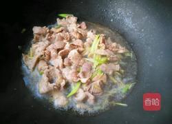 肉丝菠菜米粥的做法图解4