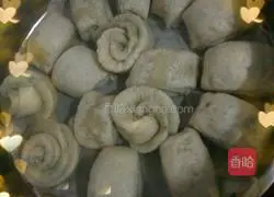 Illustration of how to make sweet potato steamed bun rolls 12