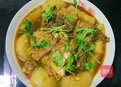 红烧鳕鱼顿白萝卜的做法图解16