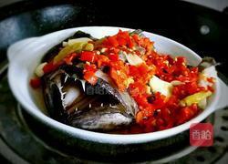 剁椒鸦片鱼头的做法图解5
