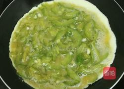 苦瓜煎蛋的做法图解4