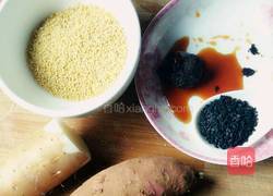 红薯山药小米粥的做法图解1