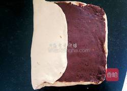 大理石纹豆沙土司的做法图解11