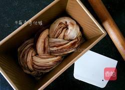 大理石纹豆沙土司的做法图解31