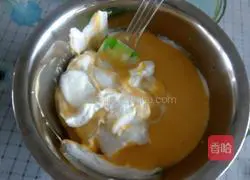 Illustration of how to make chiffon cake 18