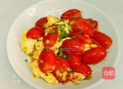 圣女果炒蛋的做法图解5