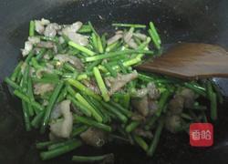 蒜苔炒肉片的做法图解10