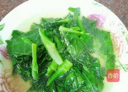 芥兰炒粿条的做法图解1