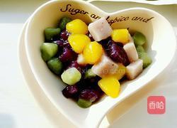 红豆沙芋圆甜品#年夜饭甜品的做法图解5