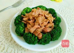 西兰花炒肉片的做法图解12