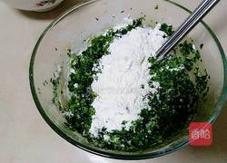 果仁菠菜糕的做法图解3