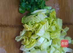 豆腐炒白菜的做法图解2
