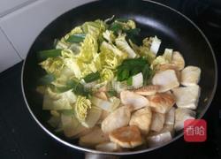 豆腐炒白菜的做法图解6