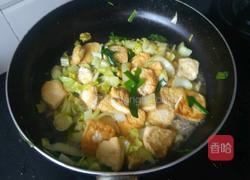 豆腐炒白菜的做法图解8