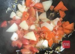 番茄年糕的做法图解3