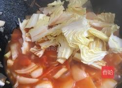 番茄年糕的做法图解6