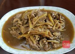 姜丝炒鸭肉的做法图解6