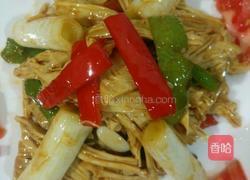 蚝油烩腐竹的做法图解5