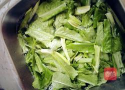 蒜泥油麦菜的做法图解2