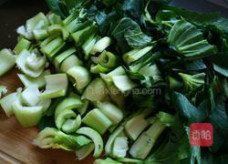 青菜烧大肉的做法图解2