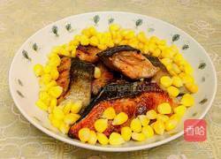 玉米配三文鱼的做法图解6
