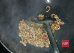 秋葵炒肉的做法图解3