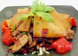 千叶豆腐小炒肉的做法图解6