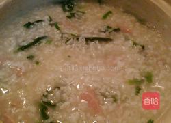 菠菜猪肝粥的做法图解8