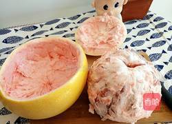 巧扒柚子皮的做法图解6