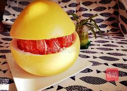 巧扒柚子皮的做法图解10