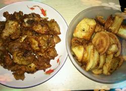 炸馒头鸡腿