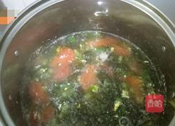 西红柿紫菜蛋花汤的做法图解3