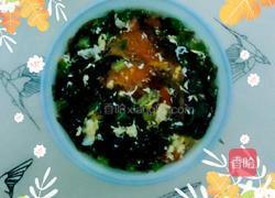西红柿紫菜蛋花汤的做法图解4