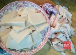 千叶豆腐炒肉片的做法图解1