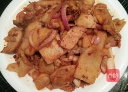 千叶豆腐炒肉片的做法图解5