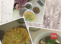 米饭鸡蛋饼的做法图解4