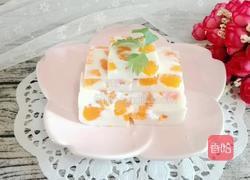 蜜橘椰汁糕的做法图解1