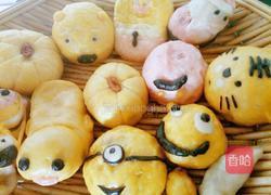 卡通豆沙包的做法图解9