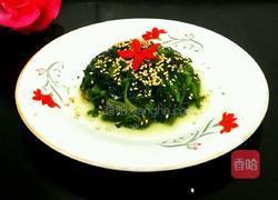 芝麻菠菜的做法图解8
