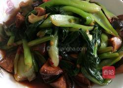 耗油油菜香菇的做法图解5
