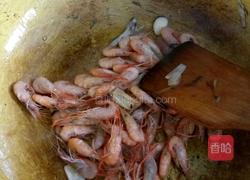 菜花炒虾的做法图解3