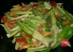 双椒杏鲍菇的做法图解5