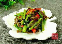 辣椒芹菜炒牛肉的做法图解11
