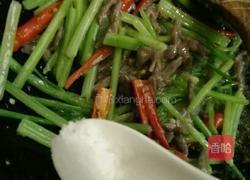 辣椒芹菜炒牛肉的做法图解9