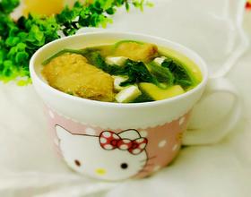 面筋菠菜汤[图]