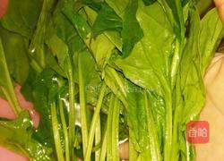 面筋菠菜汤的做法图解3