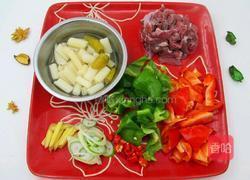 泡藕带爆炒牛肉的做法图解1