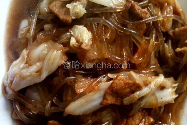 猪肉白菜炖粉条